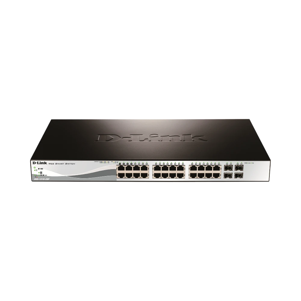 D-Link Gigabit PoE+ 28-Port Smart Managed Switch with 4 SFP — Being Shipped