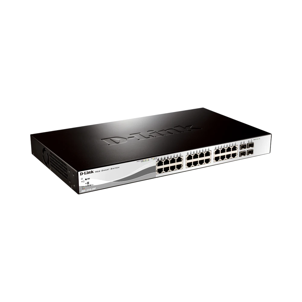 D-Link Gigabit PoE+ 28-Port Smart Managed Switch with 4 SFP — Being Shipped