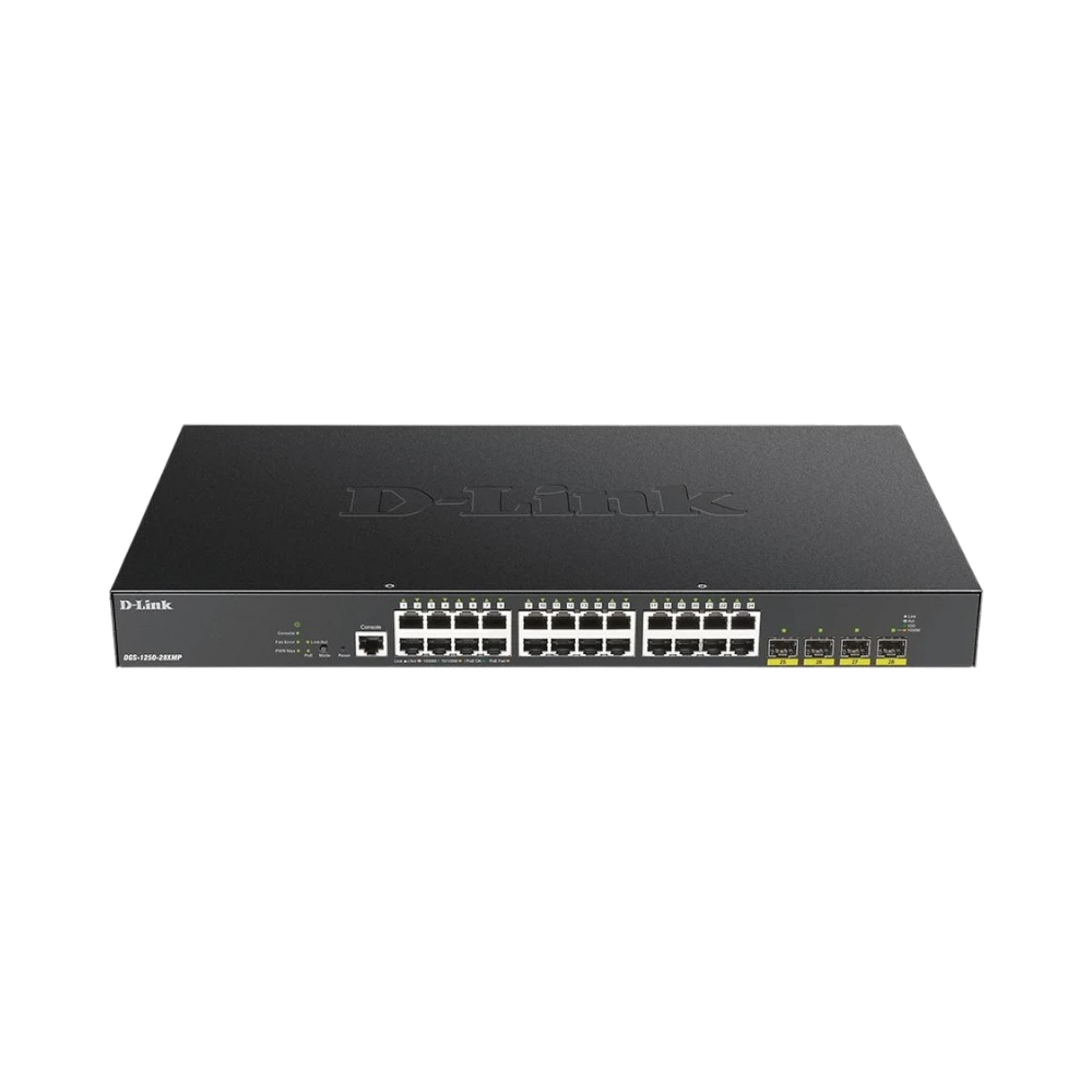 D-Link 10G Uplinks 28-Port Gigabit PoE+ Switch — Being Shipped