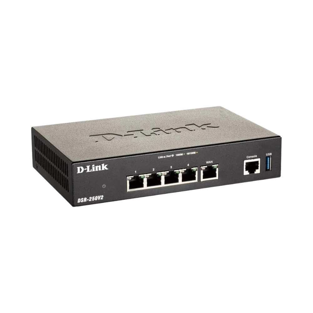 D-Link DSR-250V2 Unified Services VPN Router — Being Shipped