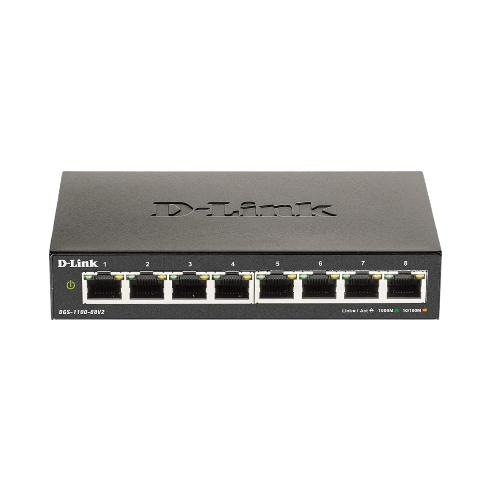 D-Link 8-Port Gigabit Smart Managed Desktop Switch — Being Shipped