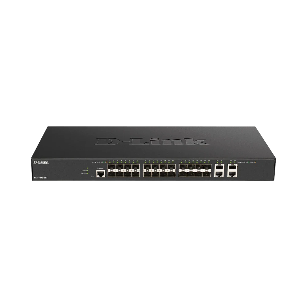 D-Link 28-Port 10GbE Smart Managed Fiber Switch with 24 SFP+ — Being Shipped