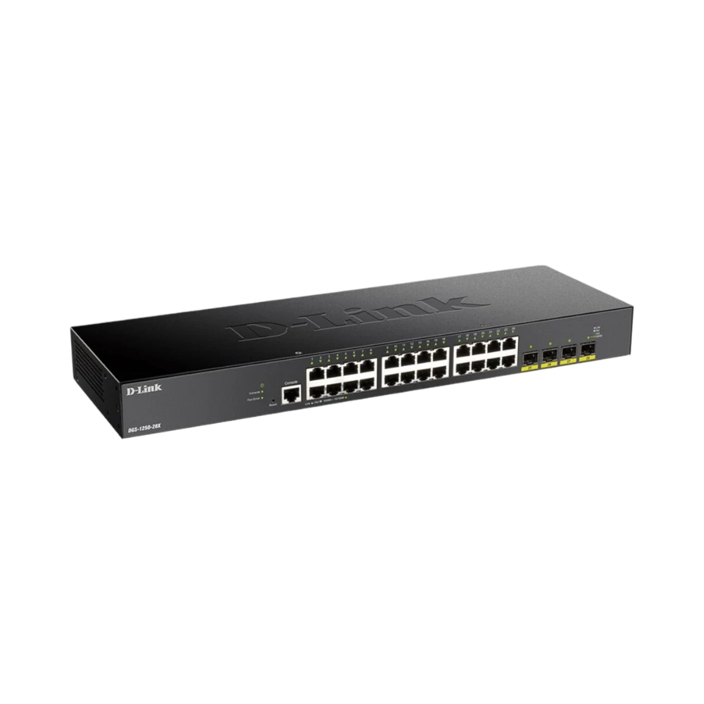 D-Link 10G Uplinks 28-Port Gigabit Smart Switch — Being Shipped