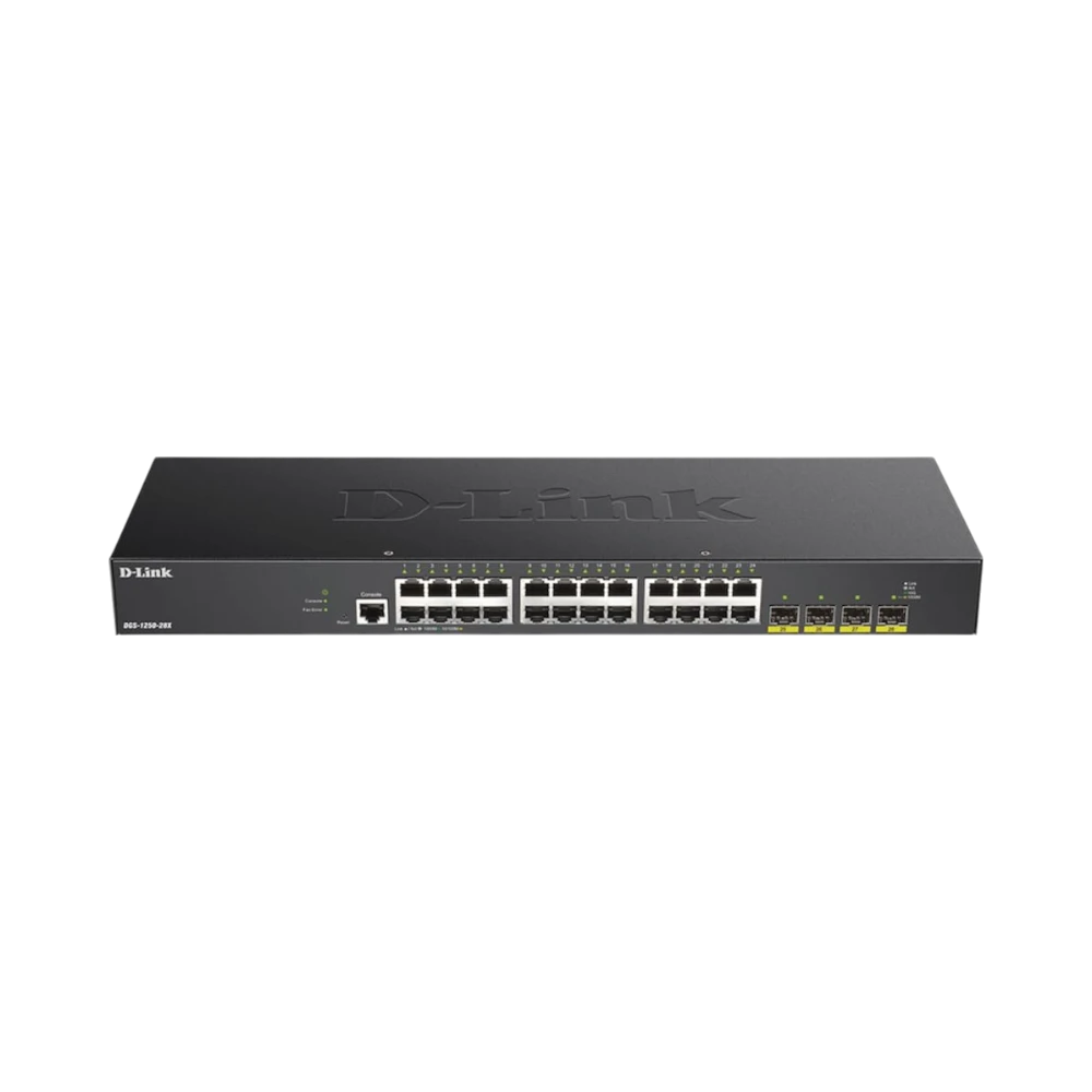 D-Link 10G Uplinks 28-Port Gigabit Smart Switch — Being Shipped