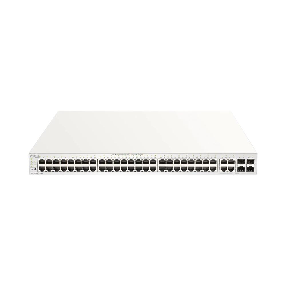 D-Link Nuclias 52-Port PoE Cloud-Managed Gigabit Switch — Being Shipped