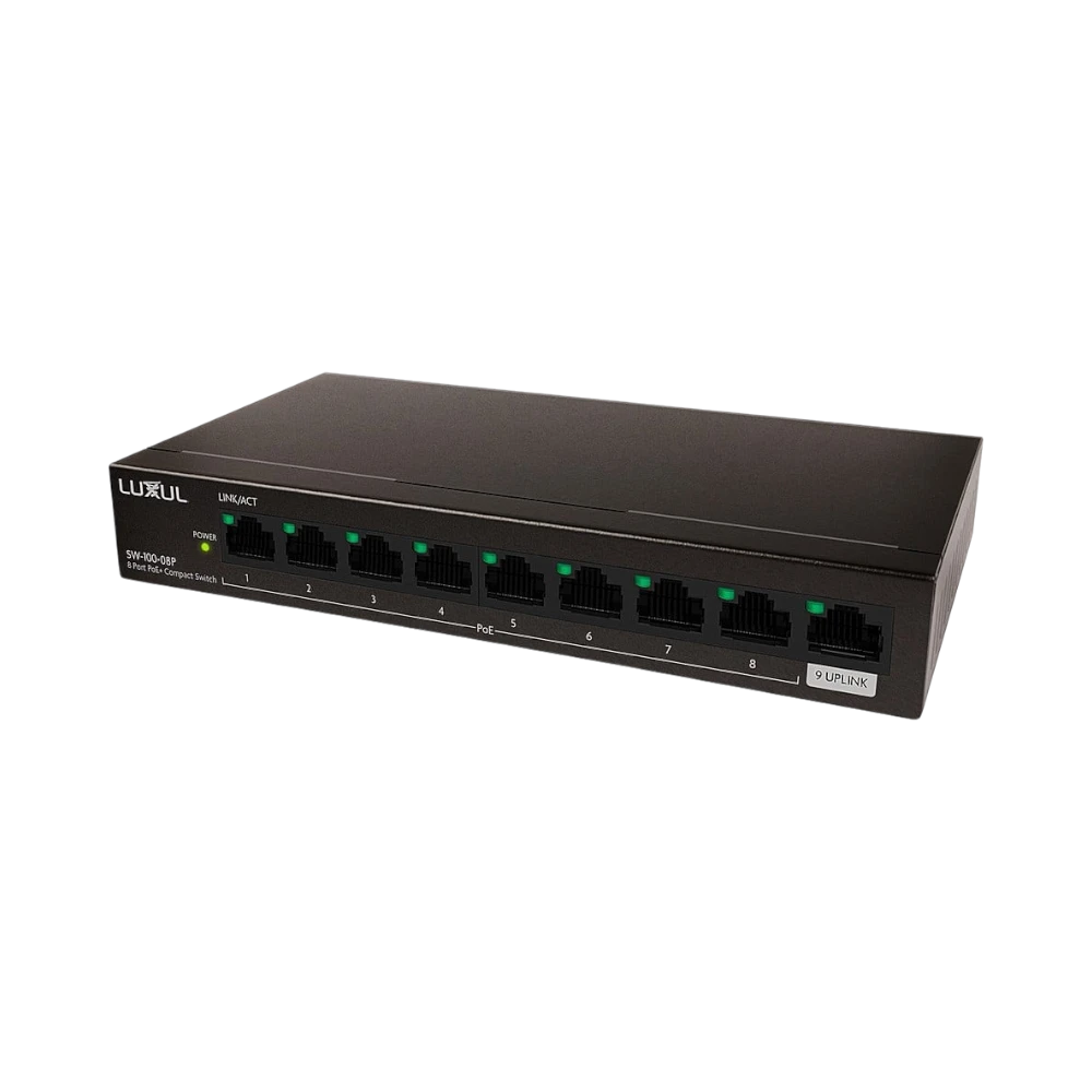 Luxul Uplink 8 Port Gigabit PoE+ Switch — Being Shipped