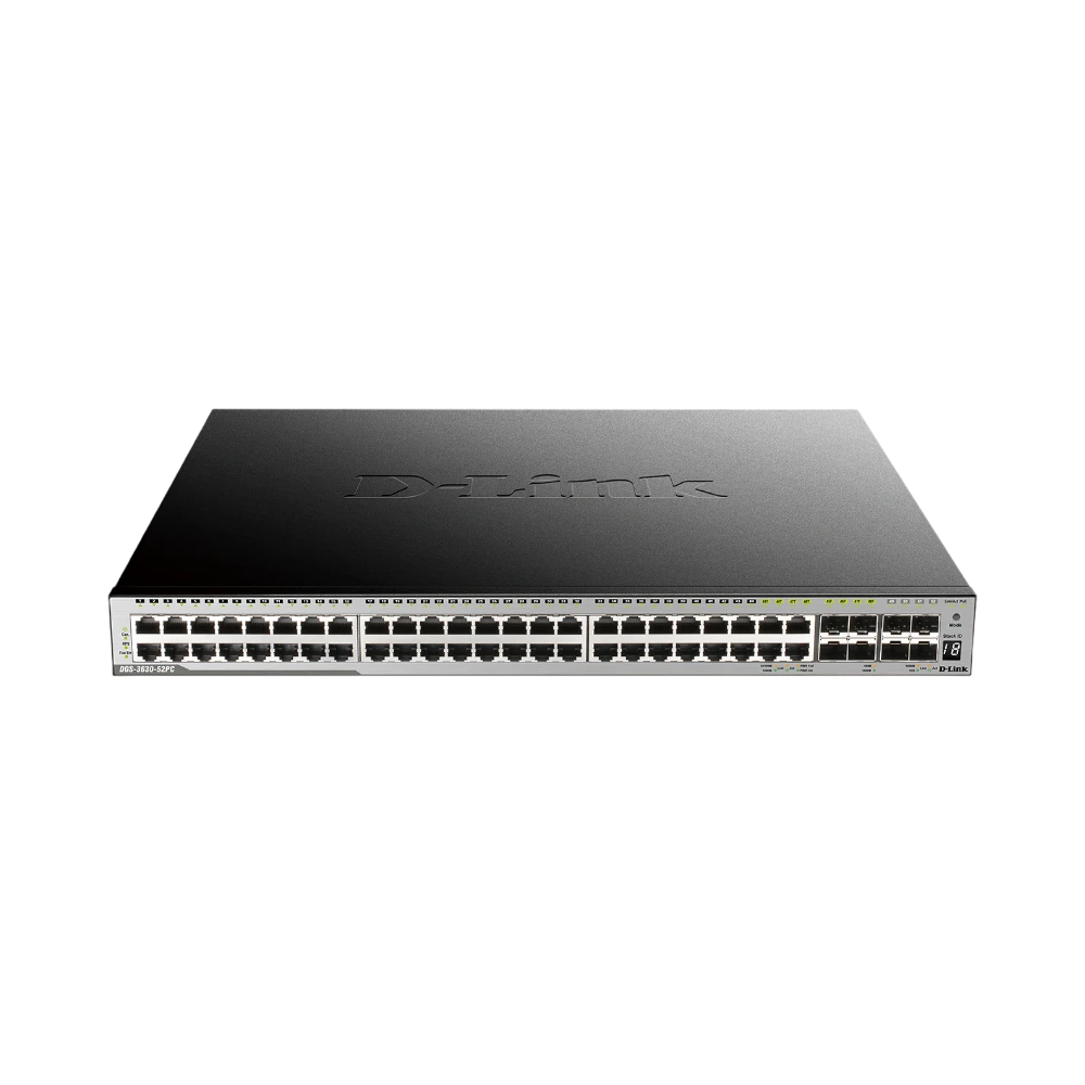 D-Link PoE+ 10GbE 52-Port Managed Stackable Switch — Being Shipped