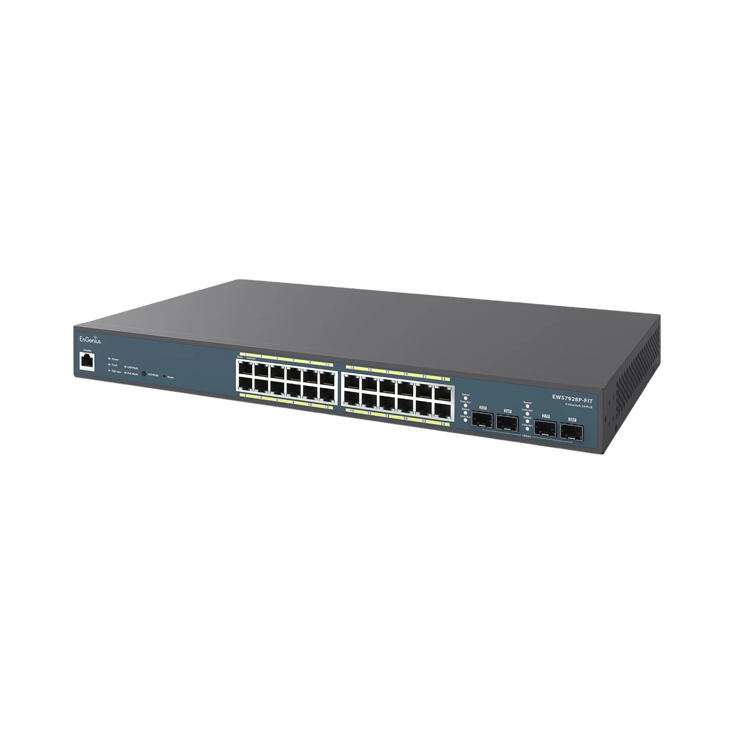 EnGenius EWS7928P-FIT Fit 24-Port Gigabit PoE+ Compliant Managed Network Switch — Being Shipped