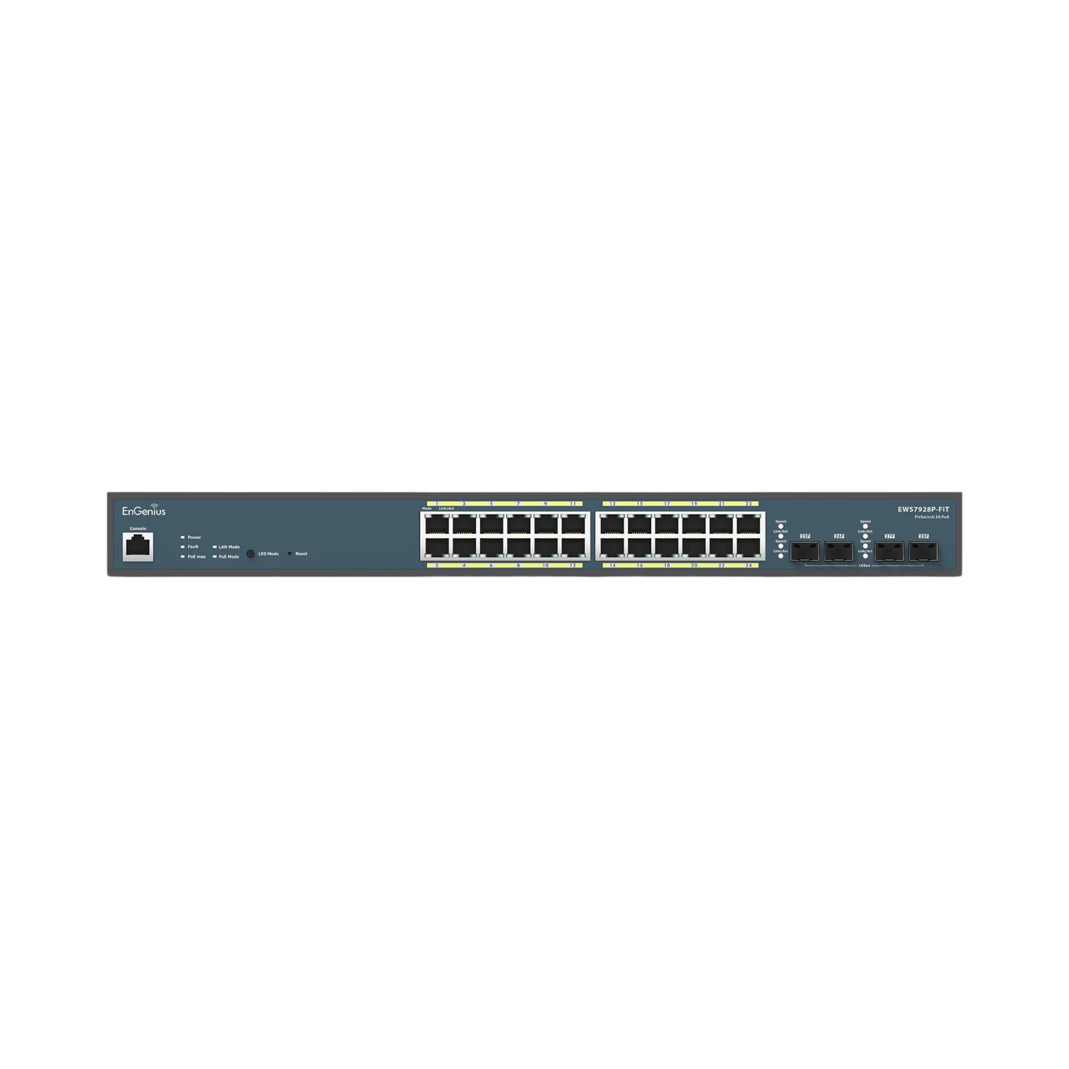 EnGenius EWS7928P-FIT Fit 24-Port Gigabit PoE+ Compliant Managed Network Switch — Being Shipped