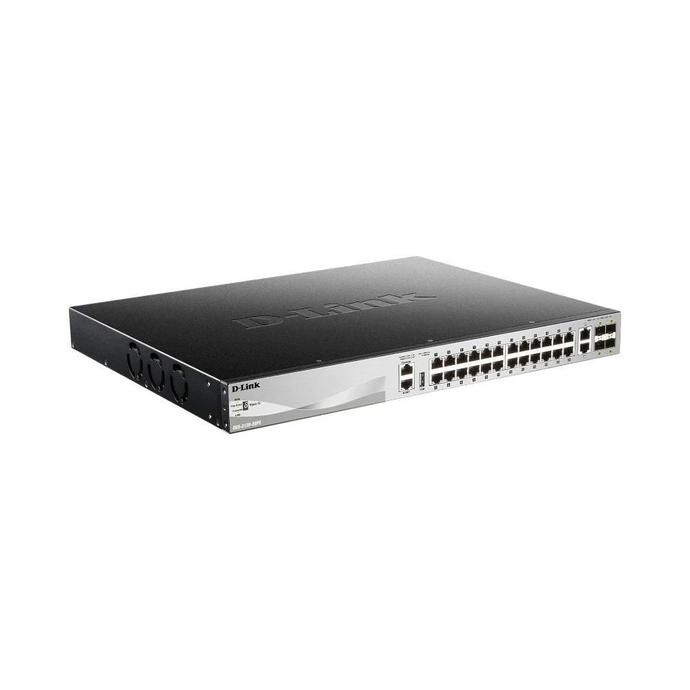 D-Link 10GbE L3 Stacking 30-Port Managed PoE+ Switch — Being Shipped