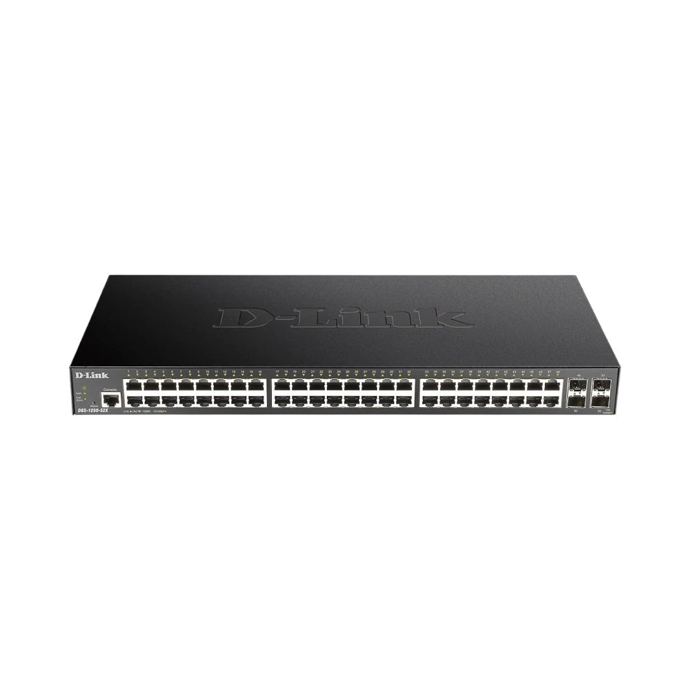 D-Link 10G Uplinks 52-Port Gigabit Smart Managed Switch — Being Shipped