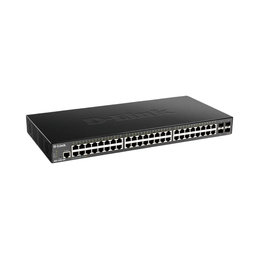 D-Link 10G Uplinks 52-Port Gigabit Smart Managed Switch — Being Shipped