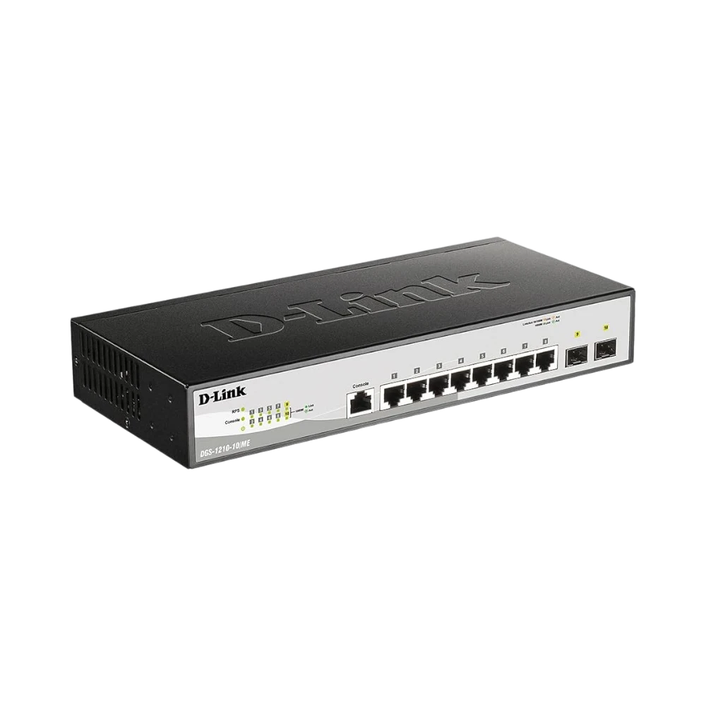 D-Link 10-Port Managed Ethernet Switch with 2 SFP Ports — Being Shipped