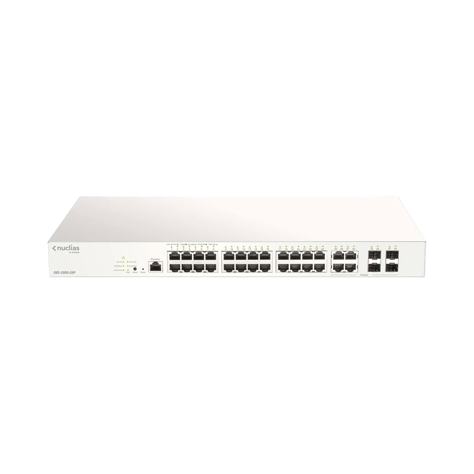 D-Link Nuclias Cloud 193W 28-Port PoE Gigabit Switch — Being Shipped