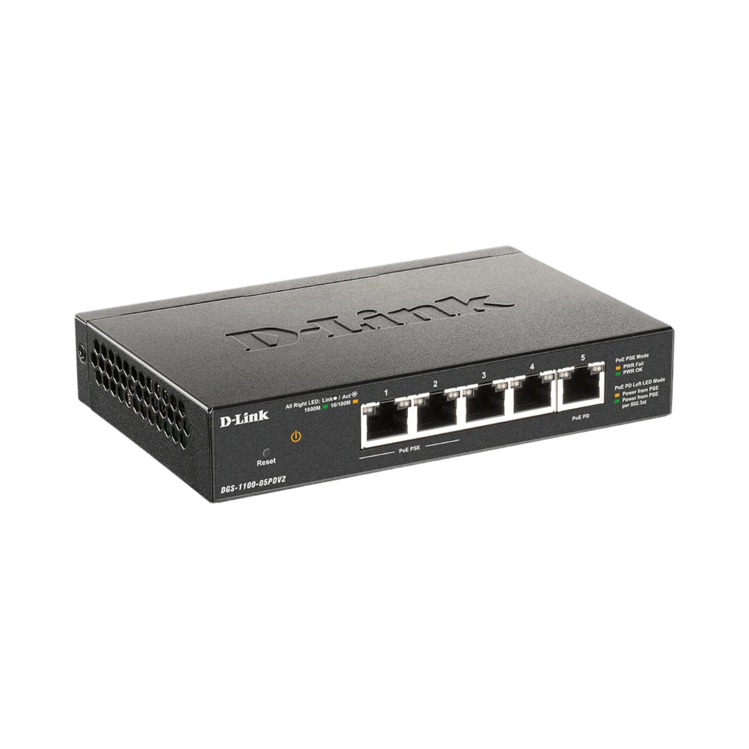 D-Link 5-Port Gigabit Smart PoE Switch with 2 PoE Ports — Being Shipped