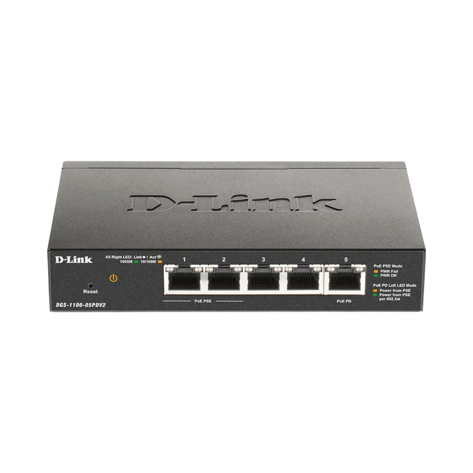 D-Link 5-Port Gigabit Smart PoE Switch with 2 PoE Ports — Being Shipped