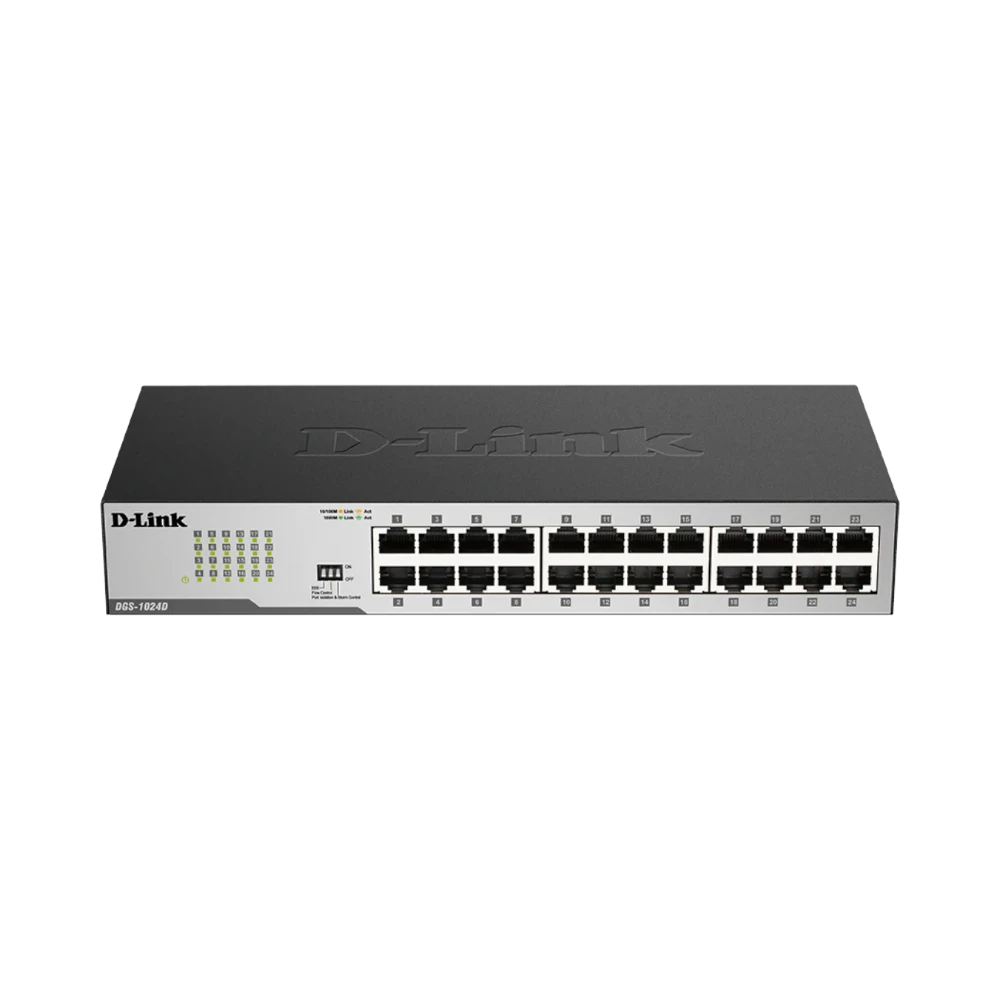 D-Link 24-Ports Gigabit Unmanaged Plug & Play Switch — Being Shipped