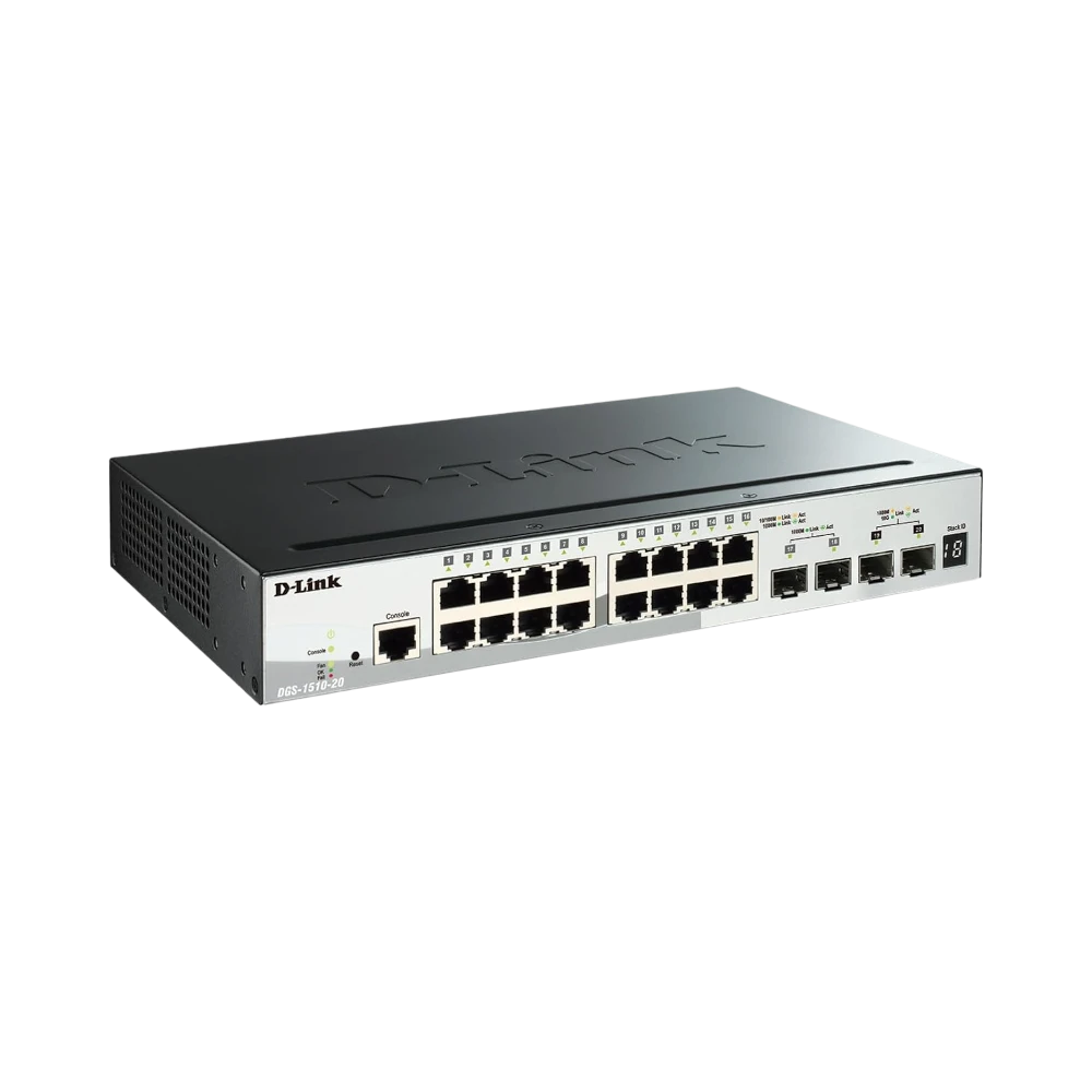 D-Link 10G Uplinks 20-Port Gigabit Smart Managed Switch — Being Shipped