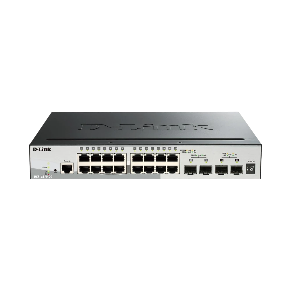 D-Link 10G Uplinks 20-Port Gigabit Smart Managed Switch — Being Shipped