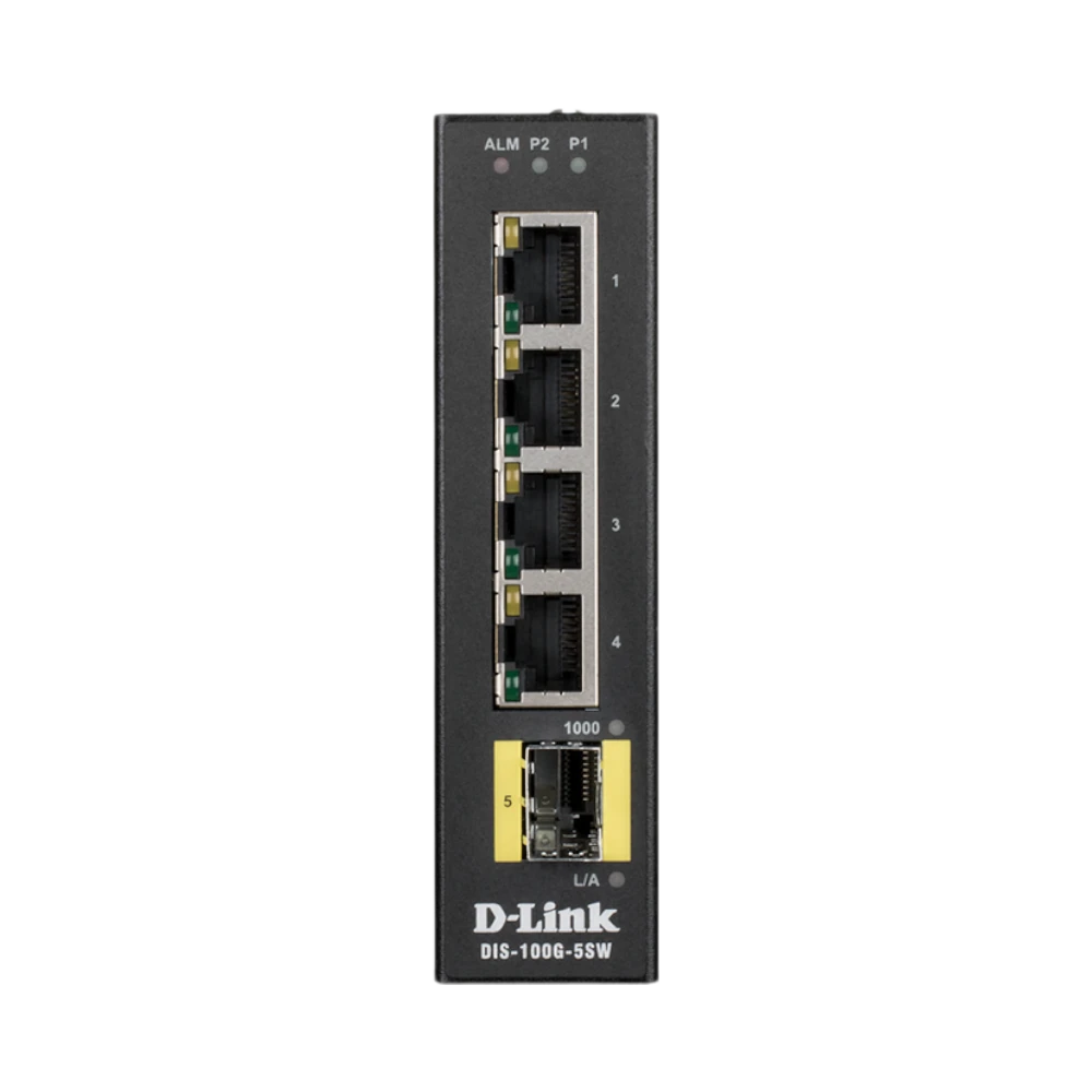 D-Link 5-Port Gigabit Industrial Unmanaged Switch — Being Shipped