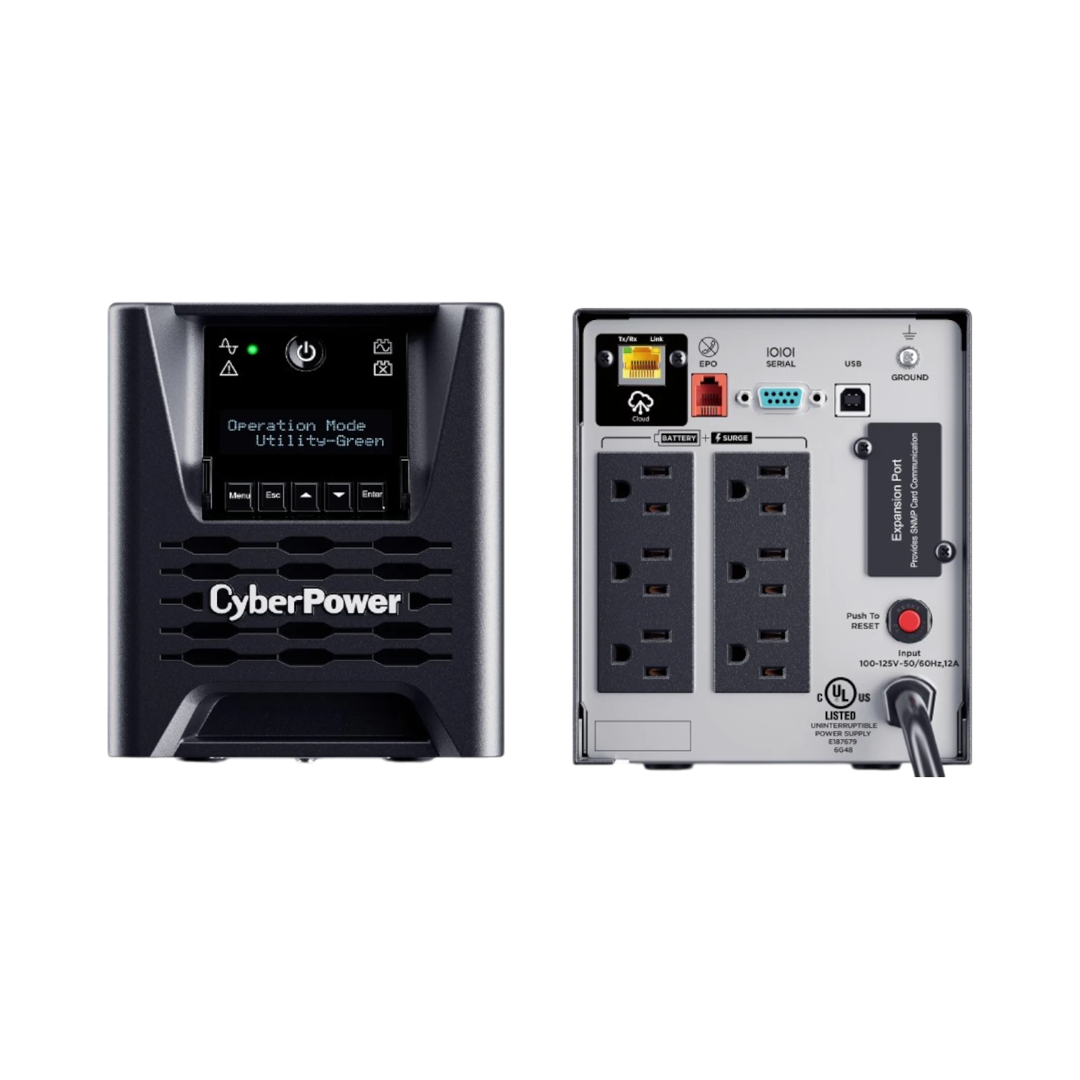 CyberPower 750VA 750W Smart App Sinewave Mini-Tower UPS — Being Shipped