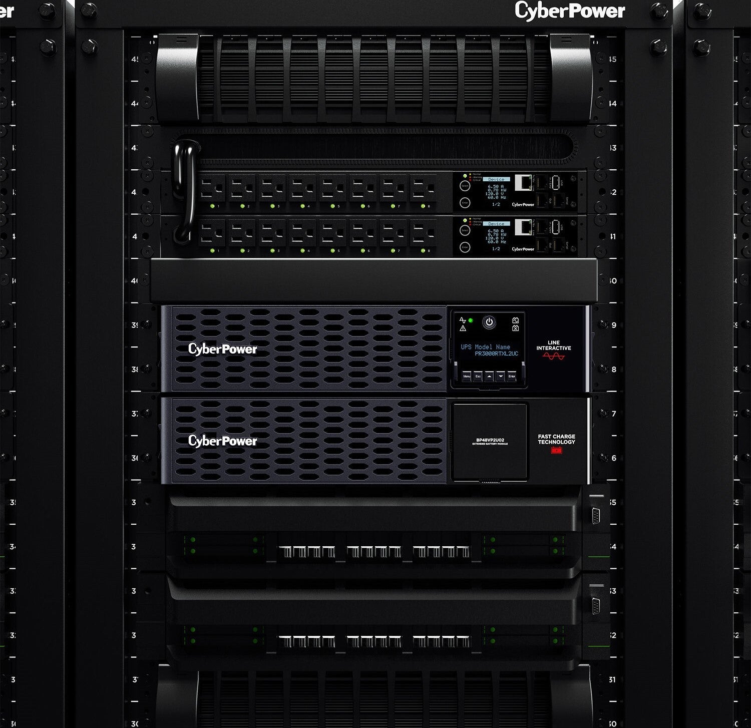 CyberPower 3000VA 9 Outlets 2U Rack Sinewave UPS — Being Shipped