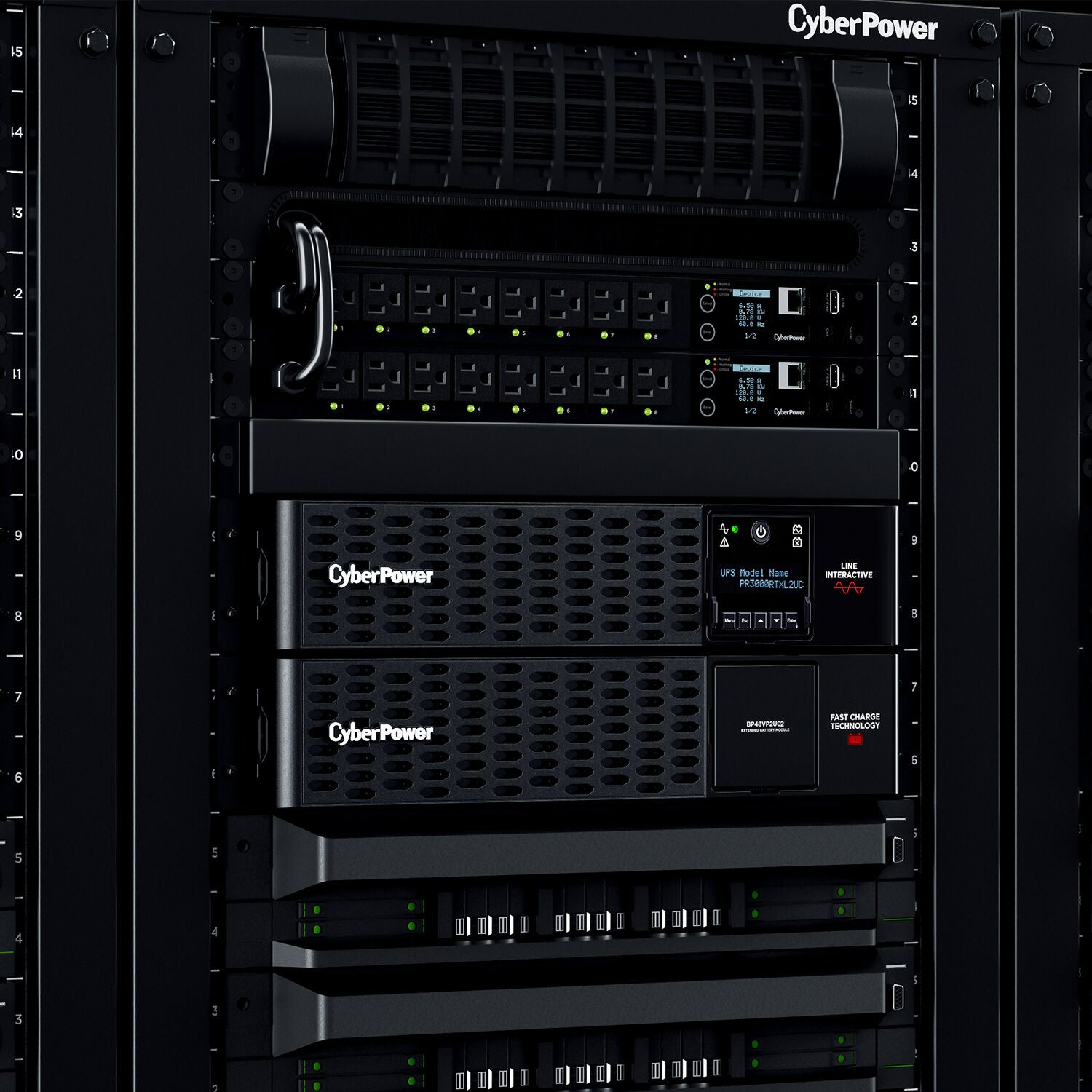 CyberPower 3000VA 9 Outlets 2U Rack Sinewave UPS — Being Shipped