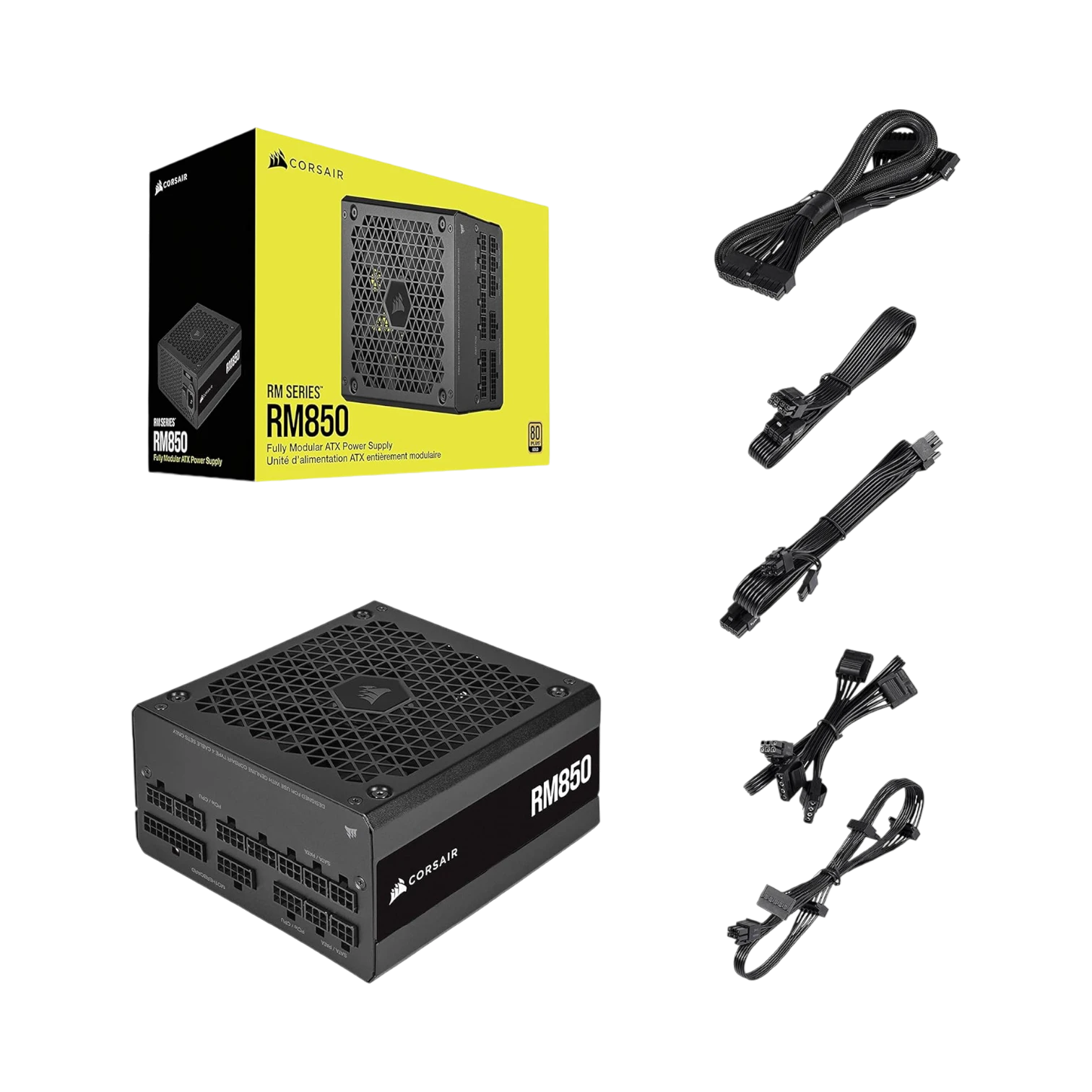 Corsair RM850 850W 80 PLUS Gold Modular Power Supply (Black) — Being Shipped