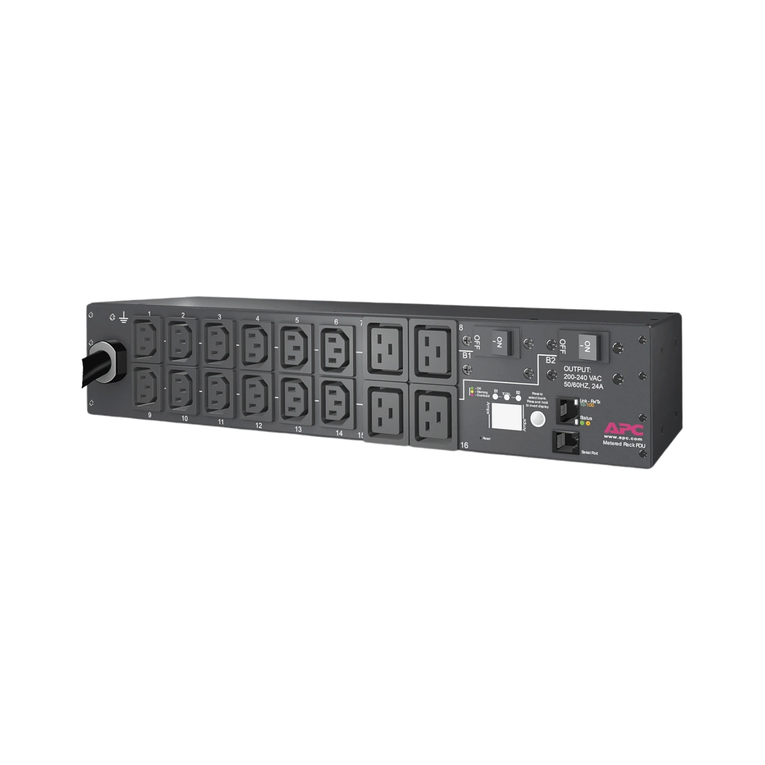 APC NetShelter Metered 2U 30A 208V 16-Outlets Rack Power Distribution Unit — Being Shipped