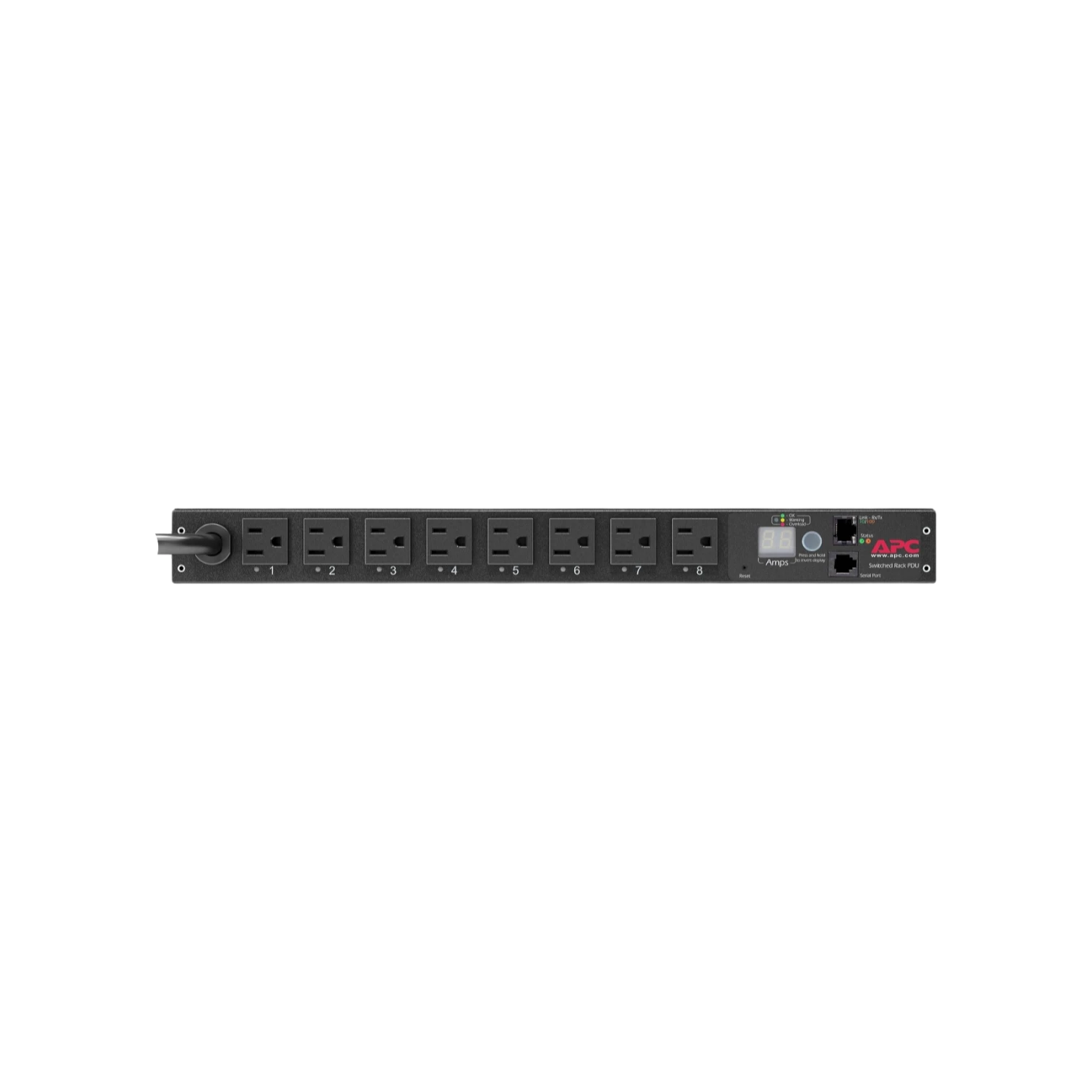 APC 1U 120V 15A 8 x NEMA Outlets Switched Rack Power Distribution Unit — Being Shipped