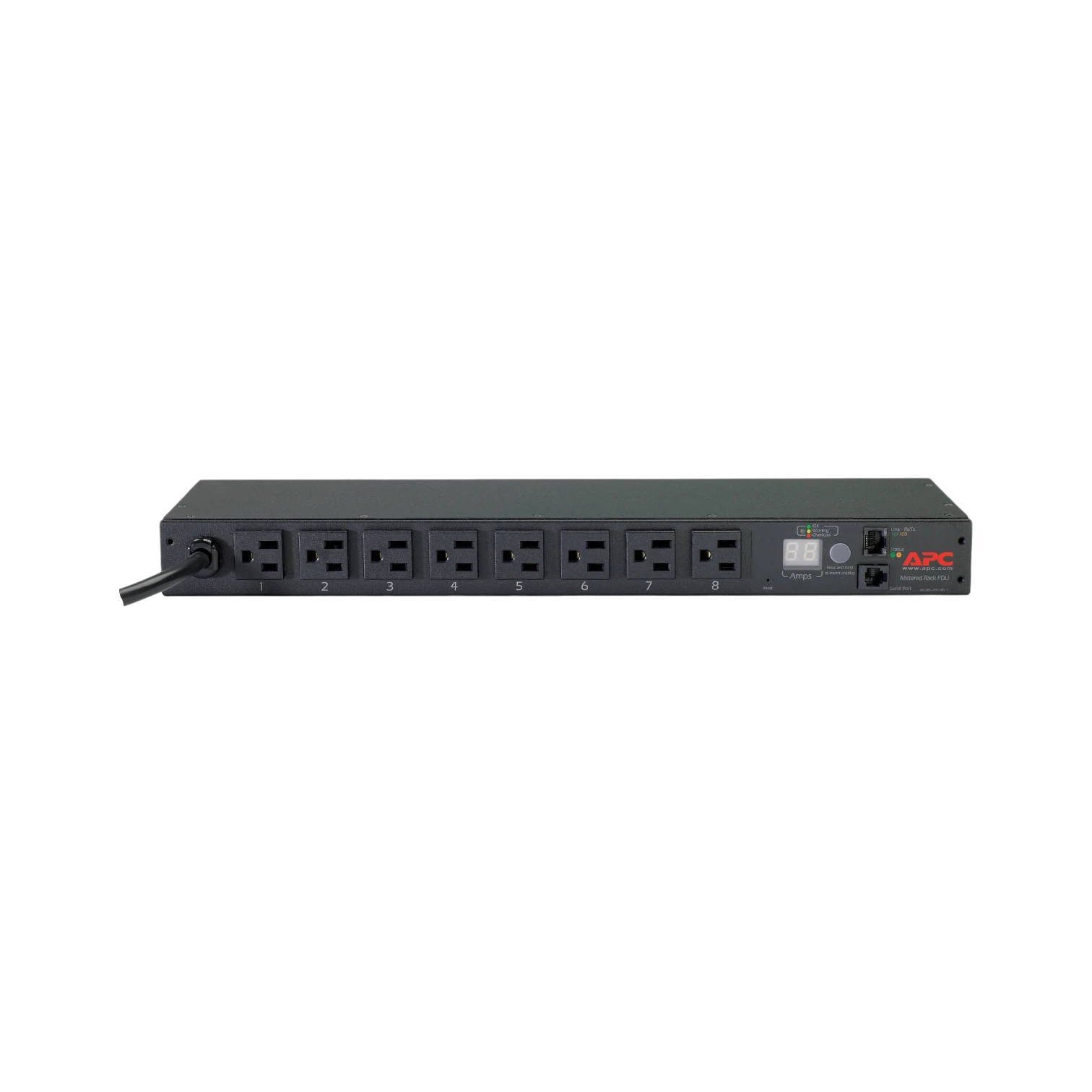 APC Metered 1U 15A 100/120V 8-Outlet Rack Power Distribution Unit — Being Shipped