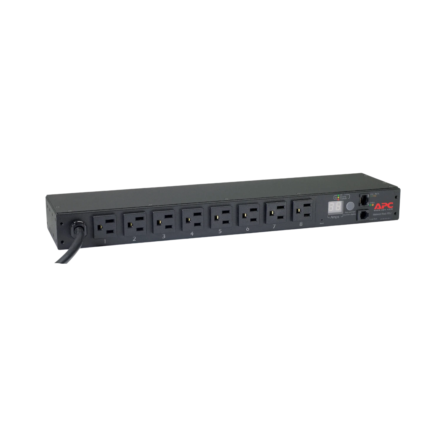 APC Metered 1U 15A 100/120V 8-Outlet Rack Power Distribution Unit — Being Shipped