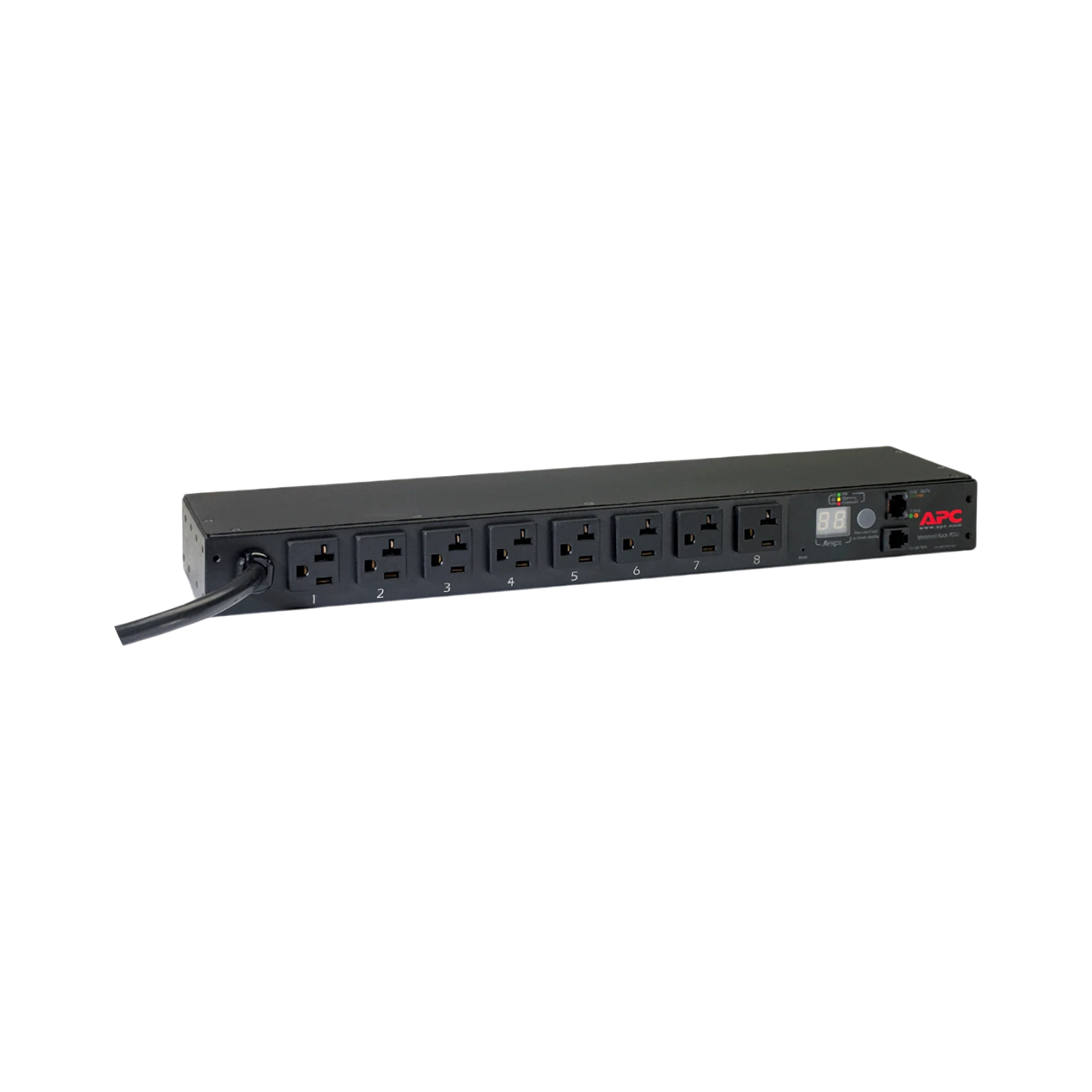 APC Metered 1U 20A 120V 8-Outlets Rack Power Distribution Unit — Being Shipped