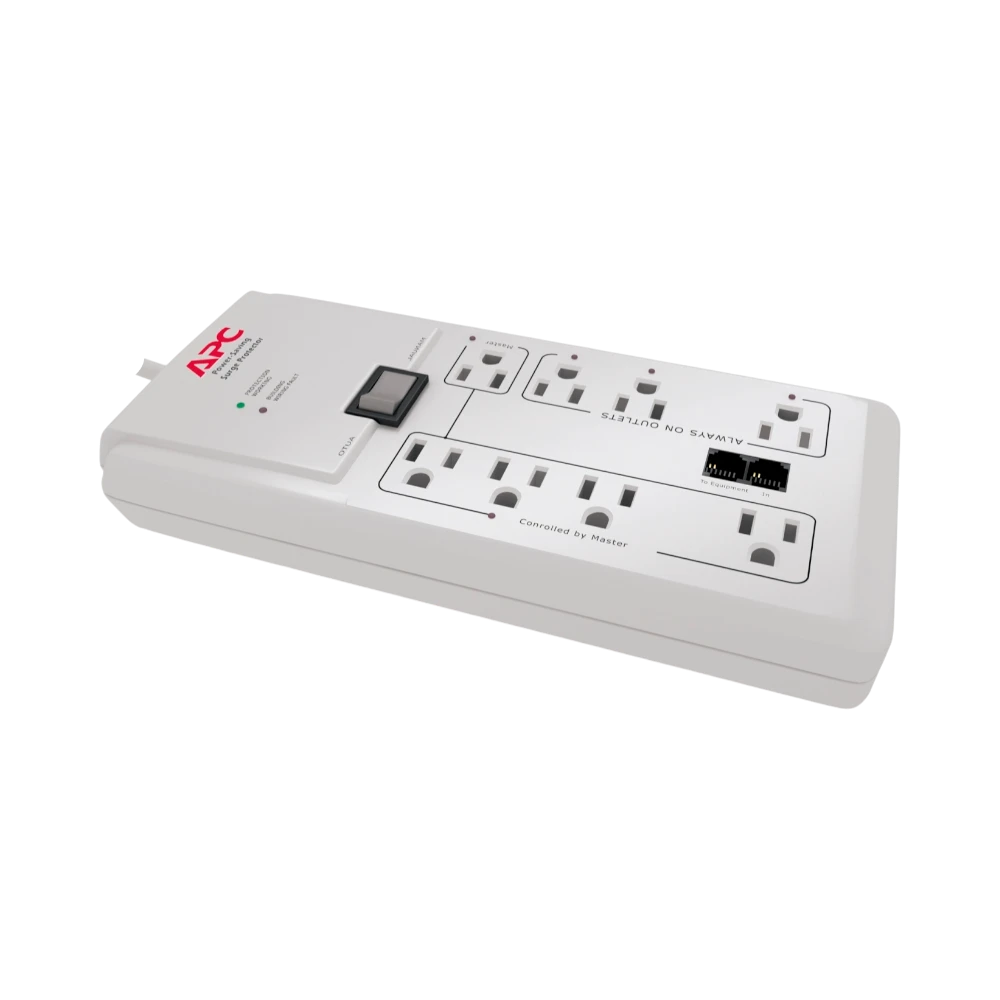 APC 8-Outlet Surge Protector with Phone Protection 120V — Being Shipped