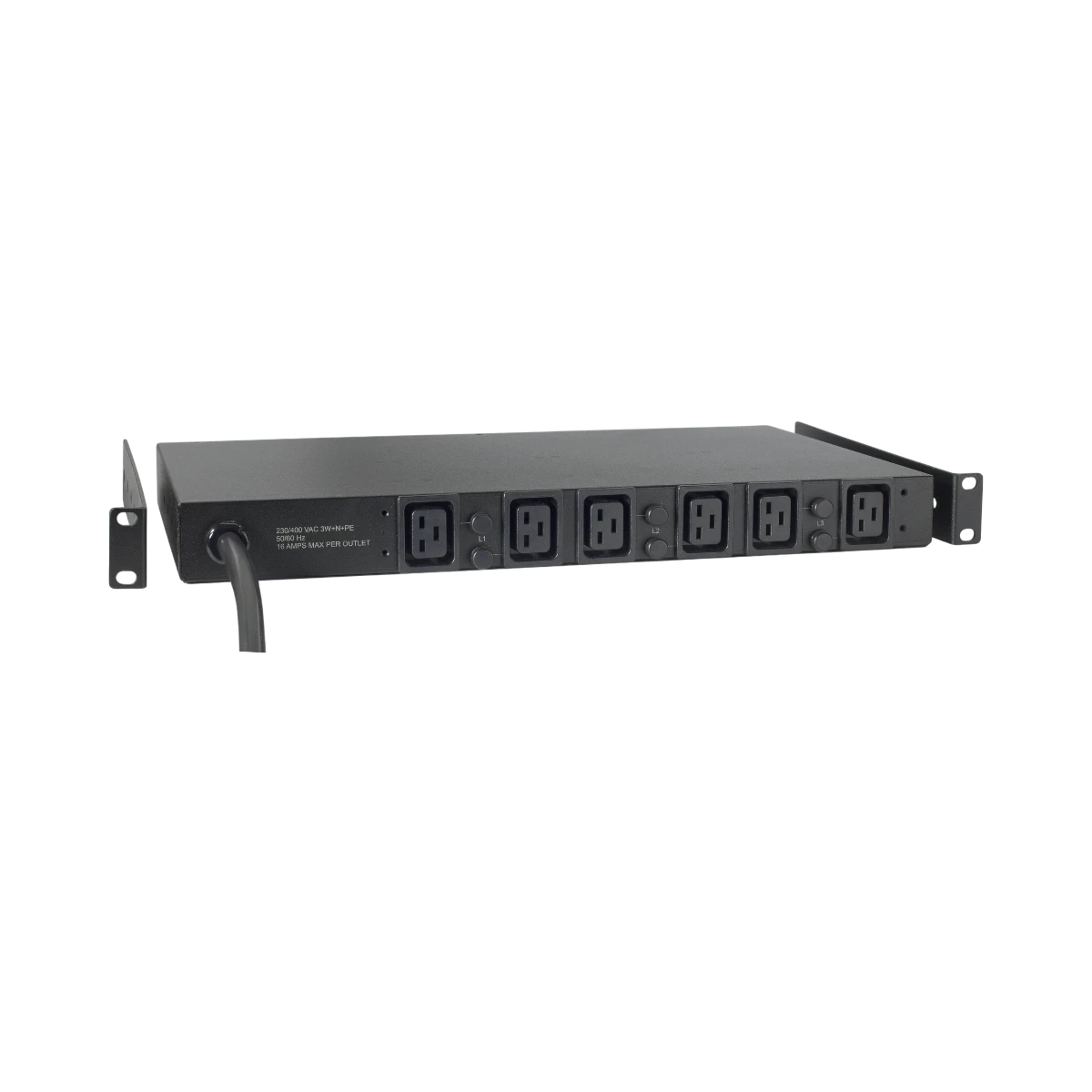 APC Basic 1U 14.4kW 208V 6 x C19 Outlets Rack Power Distribution Unit — Being Shipped