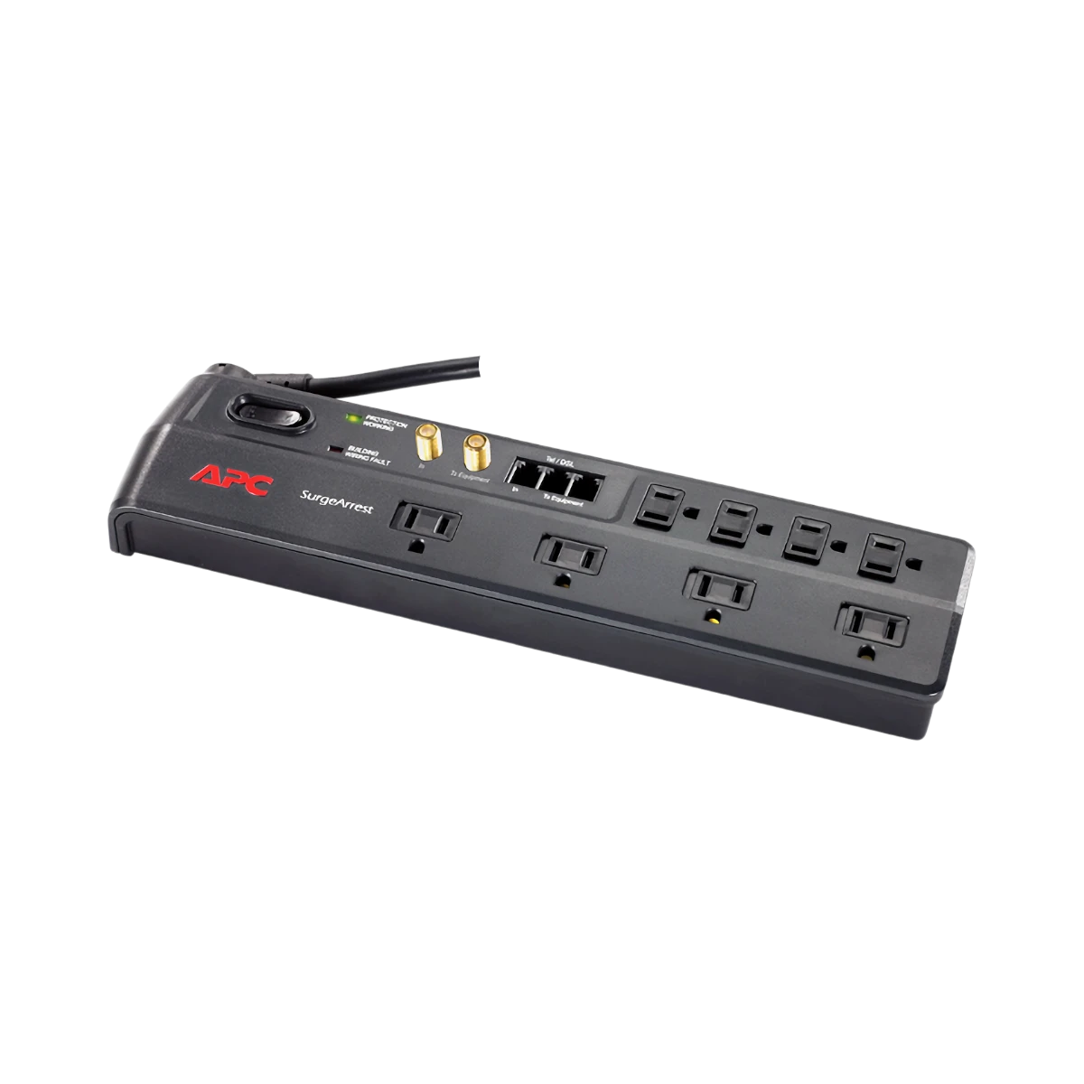 APC SurgeArrest 8-Outlet Surge Protector Phone & Coax — Being Shipped