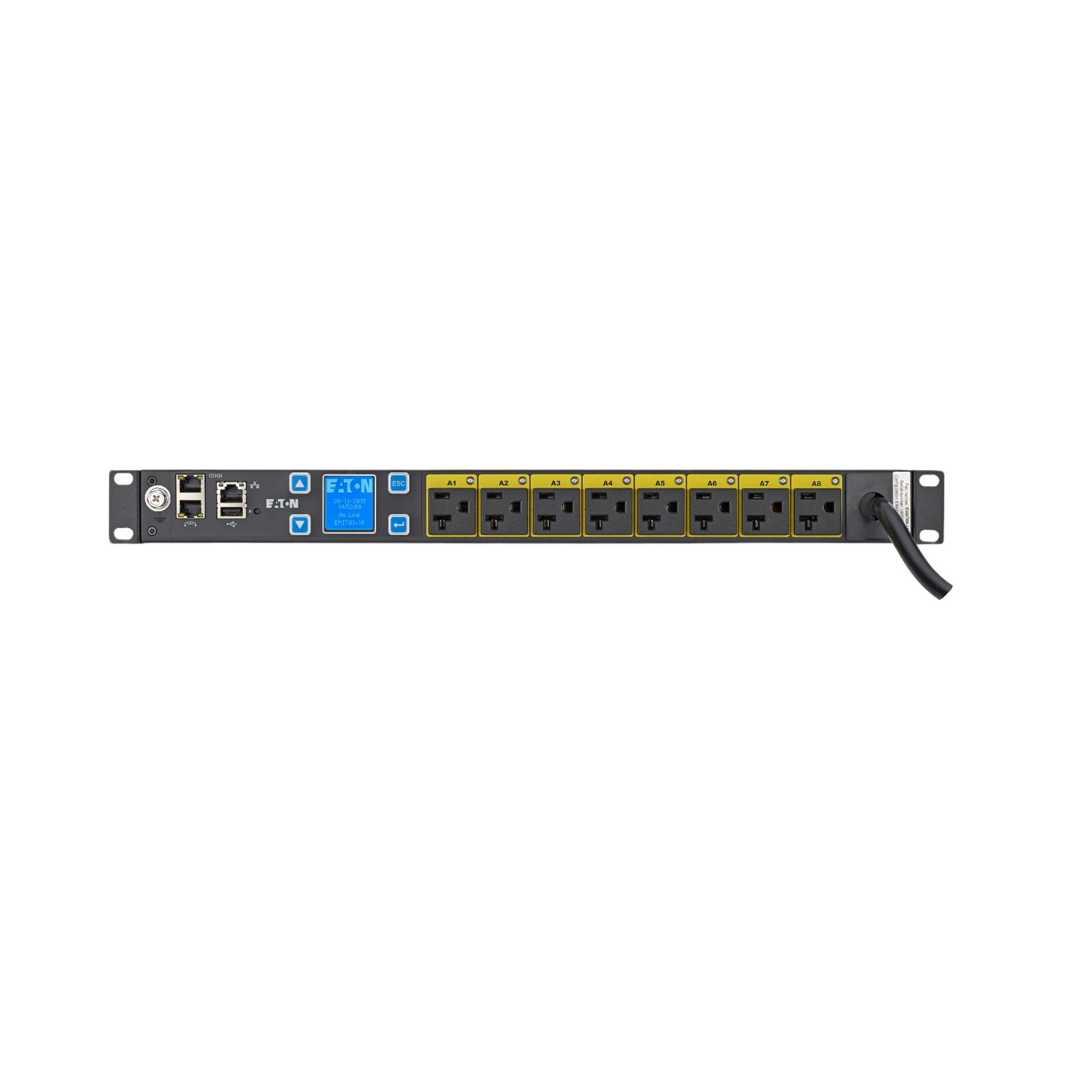 Eaton 1U 16A 120V 8-Outlets Managed Rack Power Distribution Unit — Being Shipped