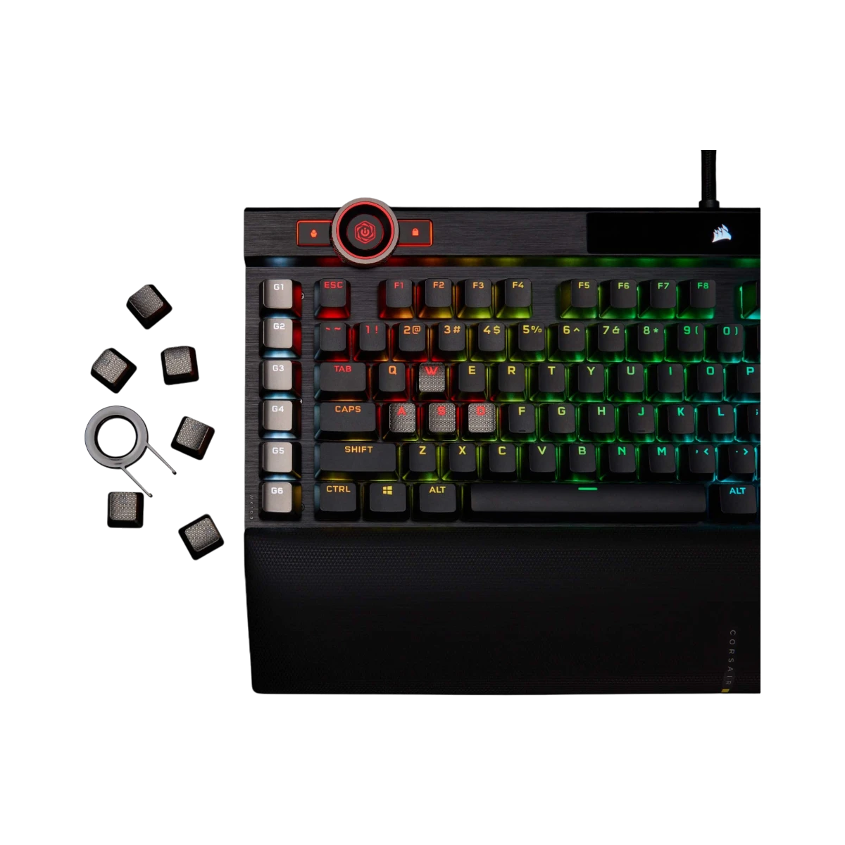 Corsair K100 RGB Optical-Mechanical Gaming Keyboard (Black) — Being Shipped