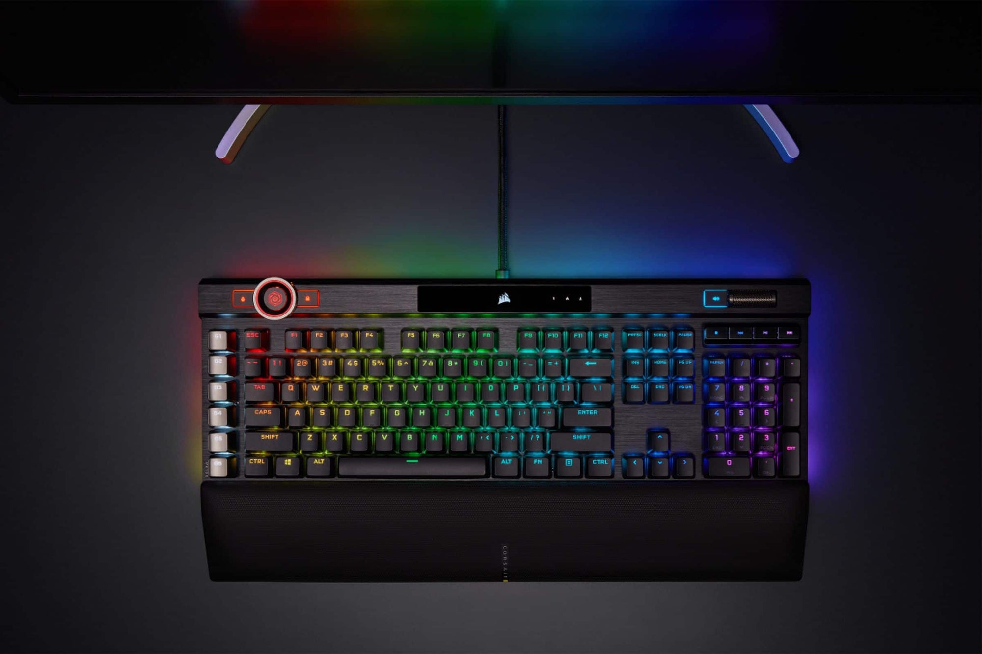 Corsair K100 RGB Optical-Mechanical Gaming Keyboard (Black) — Being Shipped