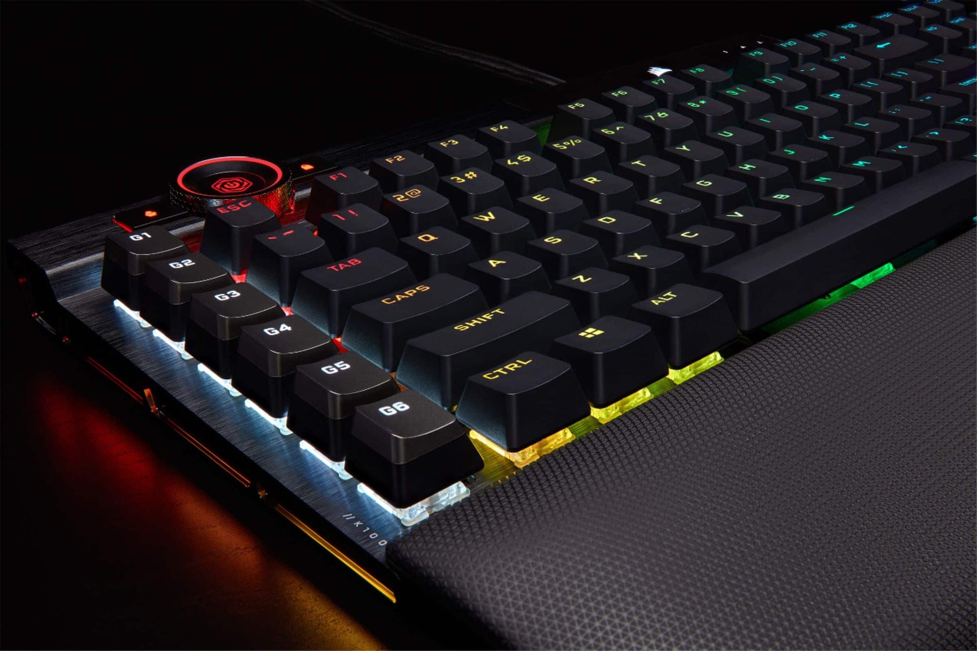 Corsair K100 RGB Optical-Mechanical Gaming Keyboard (Black) — Being Shipped