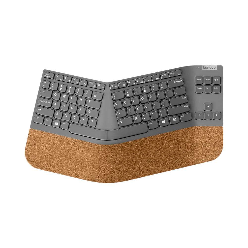 Lenovo Go Wireless Ergonomic Split Keyboard (Grey) — Being Shipped