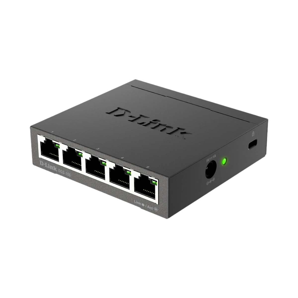 D-Link 5-Port Gigabit Unmanaged Switch (Black) — Being Shipped