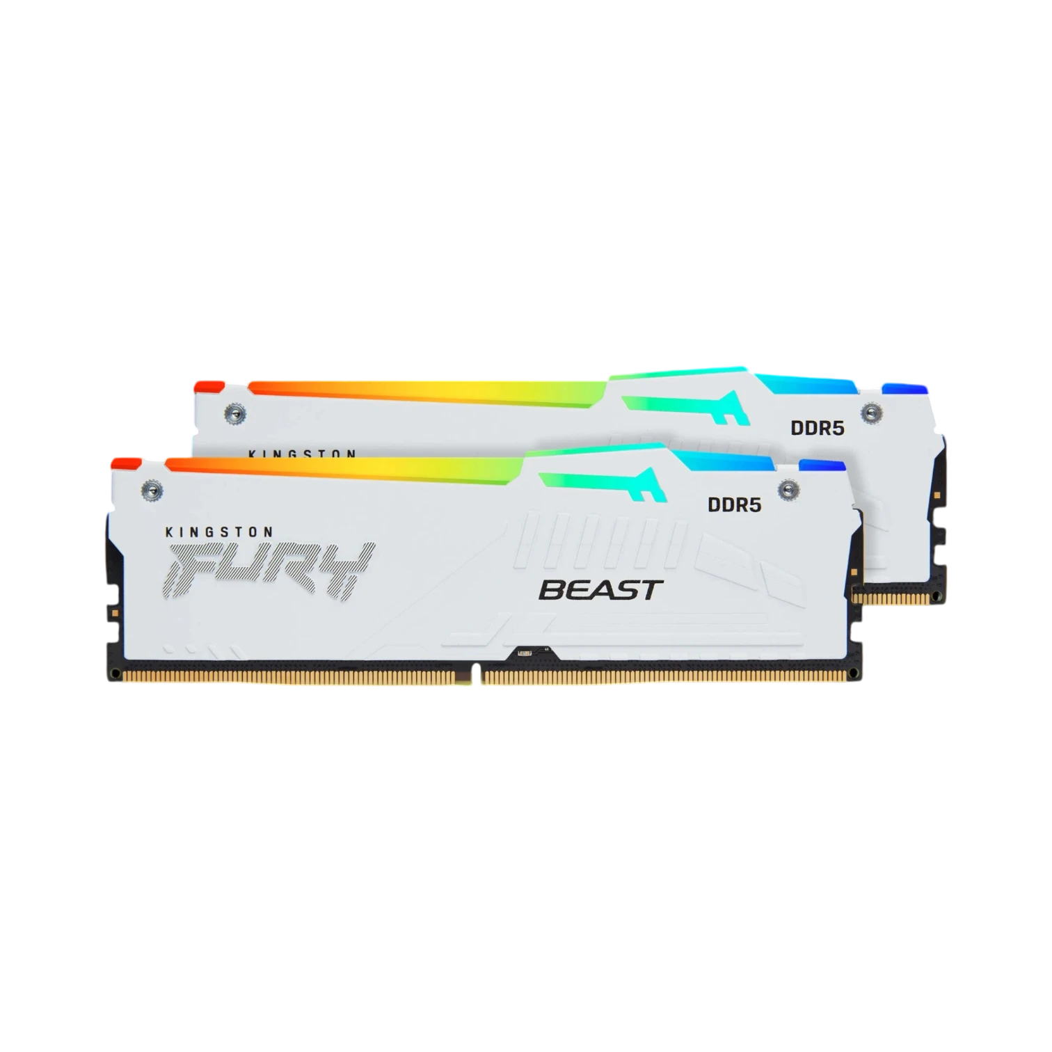 Kingston FURY Beast White 32GB DDR5 5200MT/s RGB Memory Kit (2 x 16GB) — Being Shipped