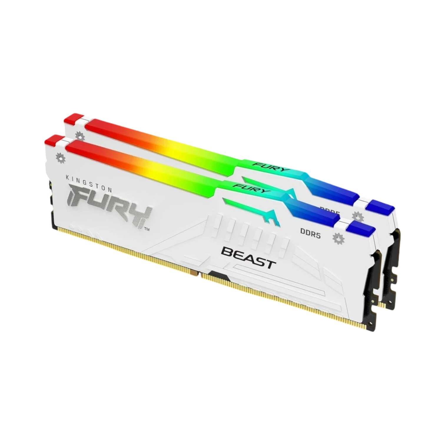 Kingston FURY Beast White 32GB DDR5 5200MT/s RGB Memory Kit (2 x 16GB) — Being Shipped