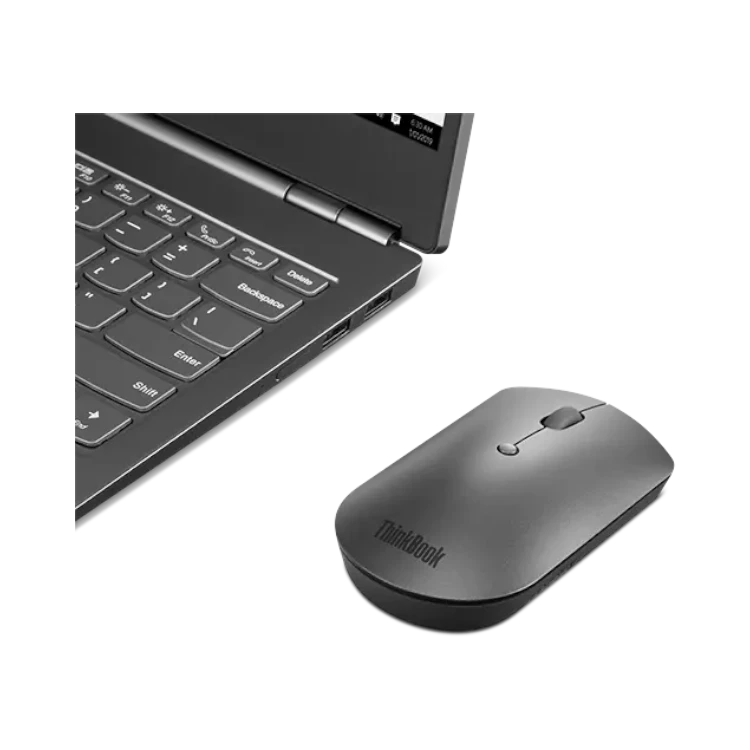 Lenovo ThinkBook Bluetooth Silent Mouse (Iron Gray) — Being Shipped