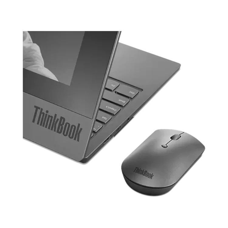 Lenovo ThinkBook Bluetooth Silent Mouse (Iron Gray) — Being Shipped