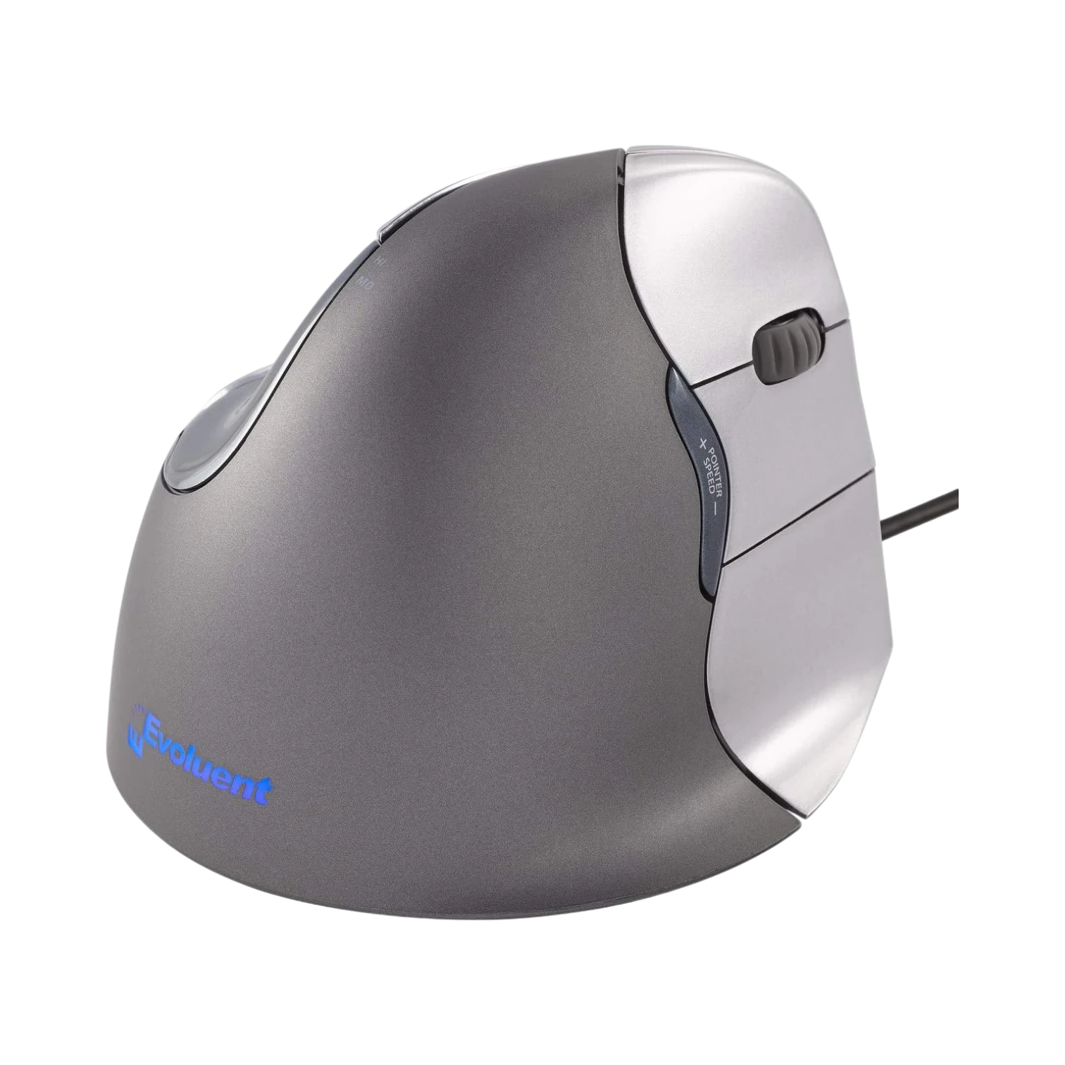 Evoluent VerticalMouse 4 Right-Hand Wired Ergonomic Mouse (Silver) — Being Shipped