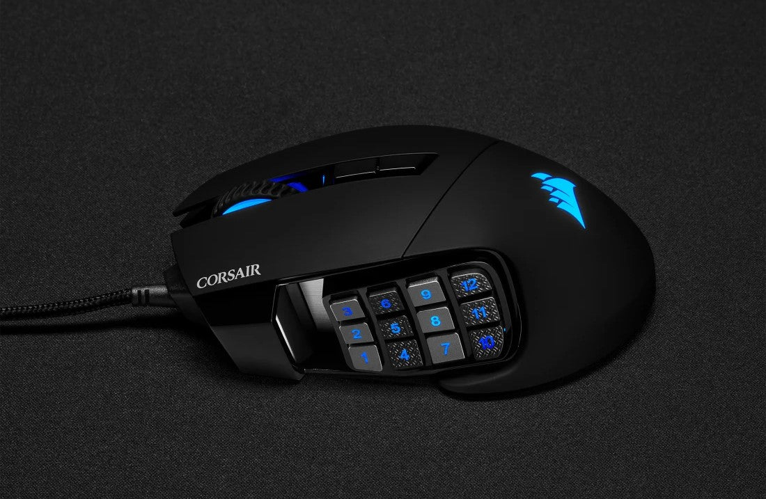 Corsair SCIMITAR RGB ELITE Optical MOBA/MMO Gaming Mouse — Being Shipped