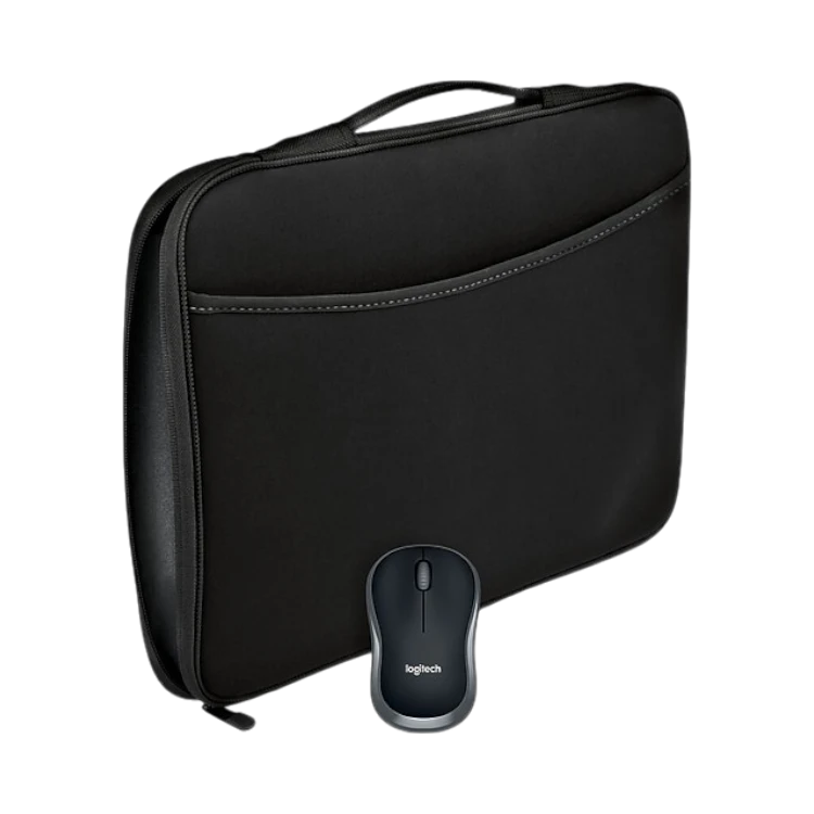 Logitech M185 Wireless Optical Mouse with Laptop Sleeve Combo — Being Shipped