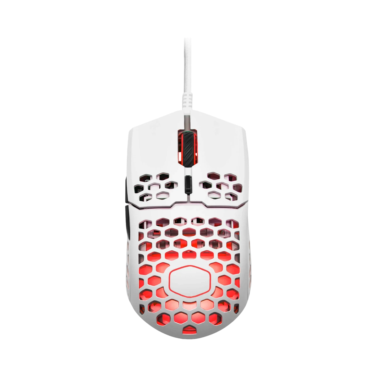 Cooler Master MM711 Ambidextrous RGB Gaming Mouse (Matte White) — Being Shipped